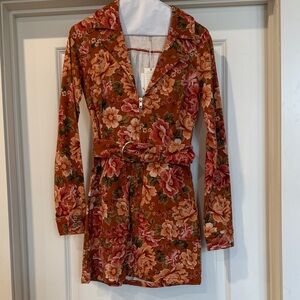 Show Me Your MuMu Rust Floral Jacket